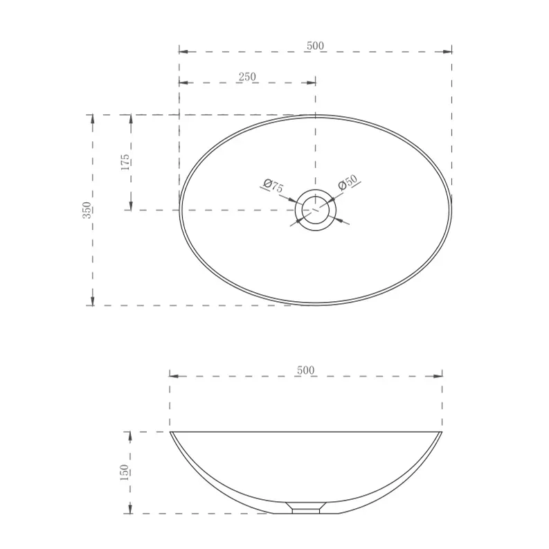 Cassa Design Wow Oval Translucency Resin Stone Basin - Ideal Bathroom CentreSBO5036VRVivid Red