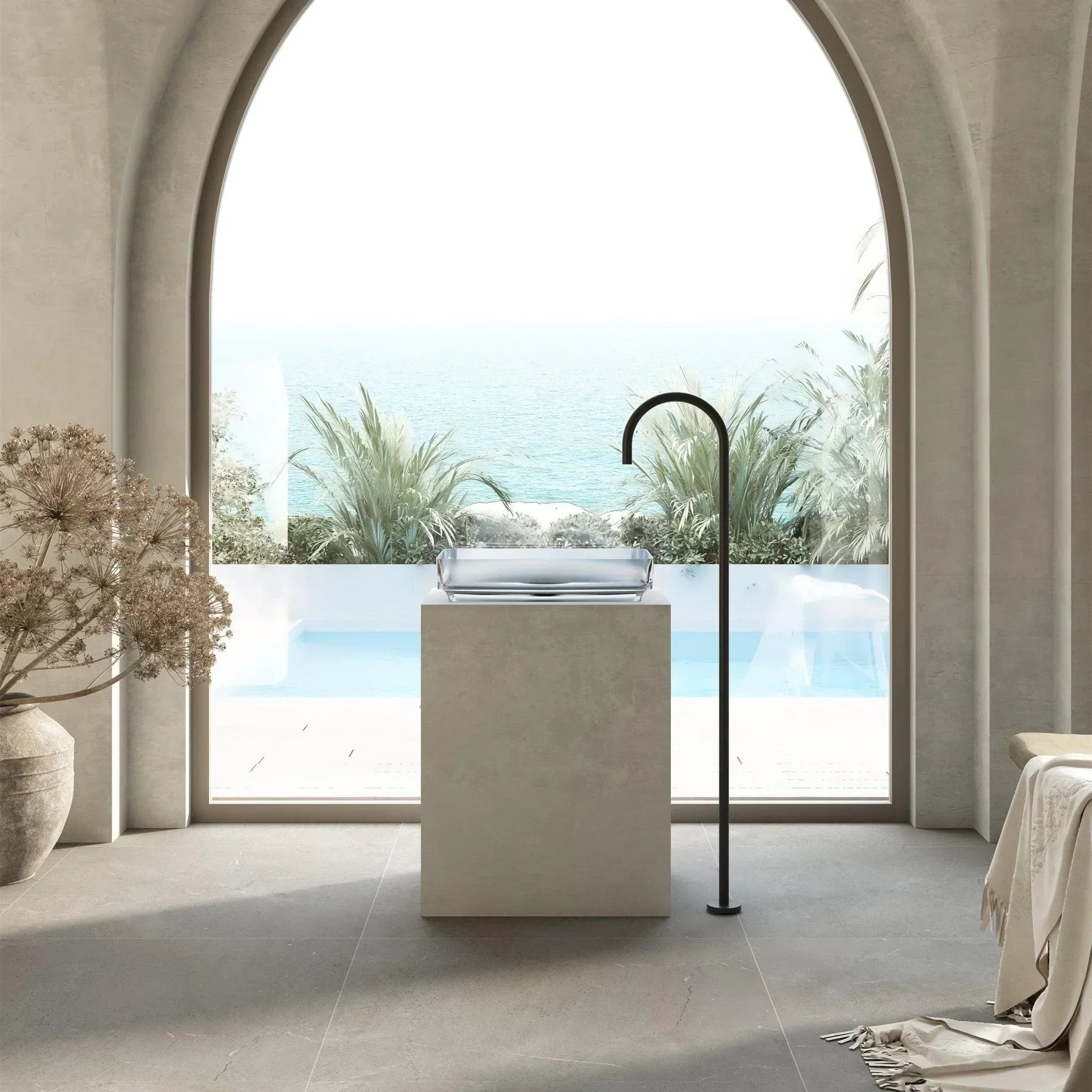 Cassa Design Wow Rectangular Translucency Resin Stone Basin - Ideal Bathroom CentreSBS5036CCCrystal Clear