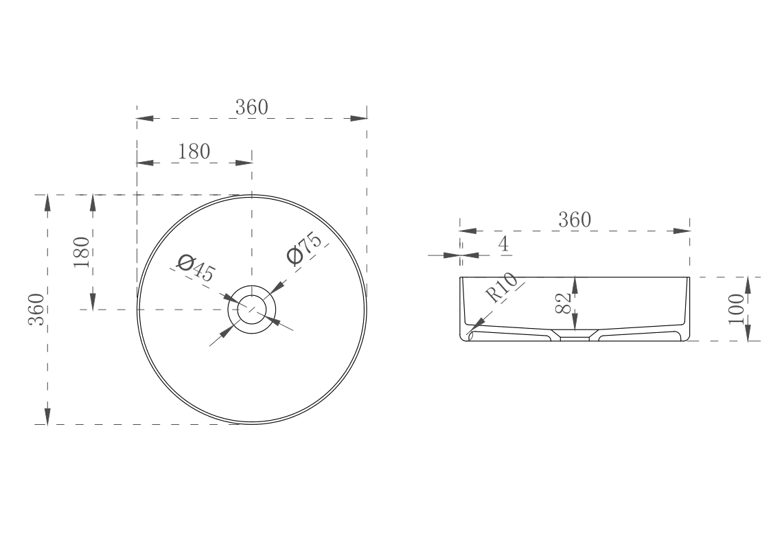 Cassa Design Wow Round Translucency Resin Stone Basin - Ideal Bathroom CentreSBR3636VRVivid Red