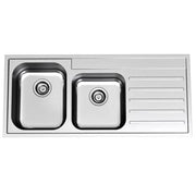 Clark Quatro 1120mm 1.75 Double Bowl Sink - Ideal Bathroom Centre6030.1LLeft Hand Bench