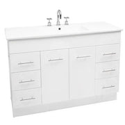 Classic 1200mm Ceramic Freestanding Vanity - Ideal Bathroom CentreWP-1201One Tap HoleKickboard