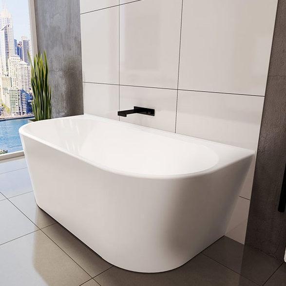 Decina Alegra Back To Wall Freestanding Bath - Ideal Bathroom Centre93223260074351400mm