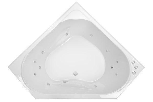 Decina Angelique 1295/1465 Santai 12 Jets Spa Bath - Ideal Bathroom CentreAN1295SAN12JW1295mm
