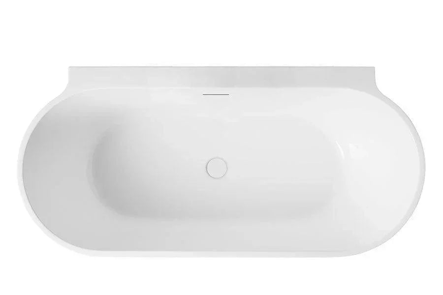Decina Aurora 1500/1700mm Back To Wall Freestanding Bath - Ideal Bathroom CentreAU1500MW1500mm