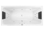 Decina Carina 1525/1675/1750 Contour 14 Jets Spa Bath - Ideal Bathroom CentreCA1525CNSPAWC1525mm