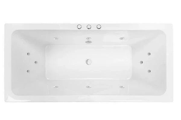 Decina Carina 1525/1675/1750 Santai 12 Jets Spa Bath - Ideal Bathroom CentreCA1525SAN12JW1525mm