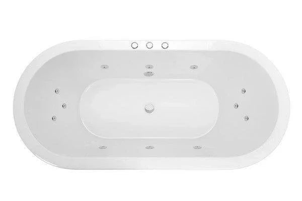 Decina Caval 1800 Santai 12 Jets Spa Bath - Ideal Bathroom CentreCA1800SAN12JW