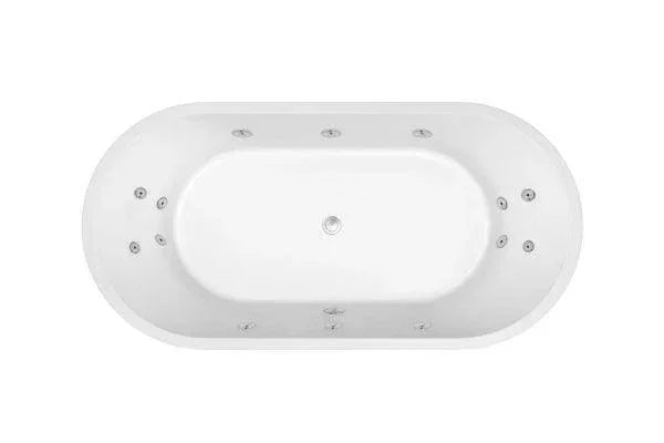 Decina Elisi 1700 Contour Spa Bath-14 Jets - Ideal Bathroom CentreEI1700FSCNW