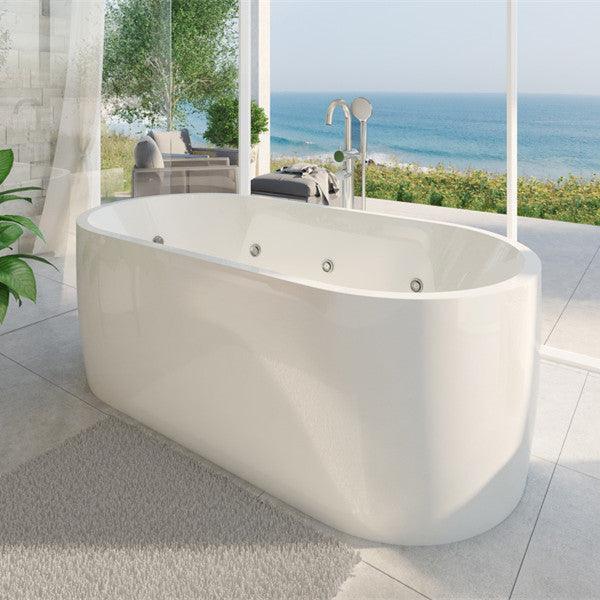 Decina Elisi 1700 Contour Spa Bath-14 Jets - Ideal Bathroom CentreEI1700FSCNW
