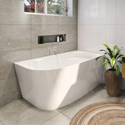Decina Natalia 1500 Corner Back To Wall Freestanding Bath - Ideal Bathroom CentreNA1500RWR/H CORNER