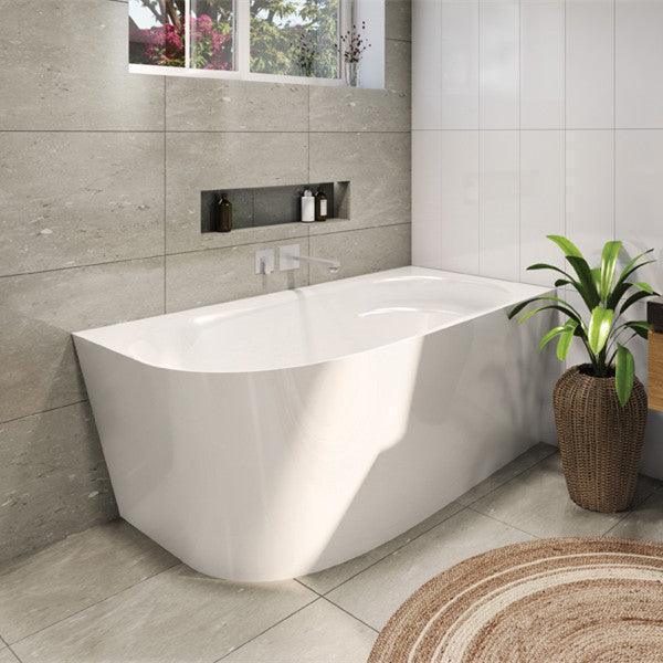 Decina Natalia 1500 Corner Back To Wall Freestanding Bath - Ideal Bathroom CentreNA1500RWR/H CORNER