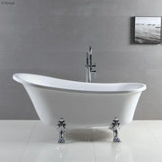 Fienza Clawfoot 1500/1700 Freestanding Acrylic Bath - Ideal Bathroom CentreFR2550-1500C1500mmChrome