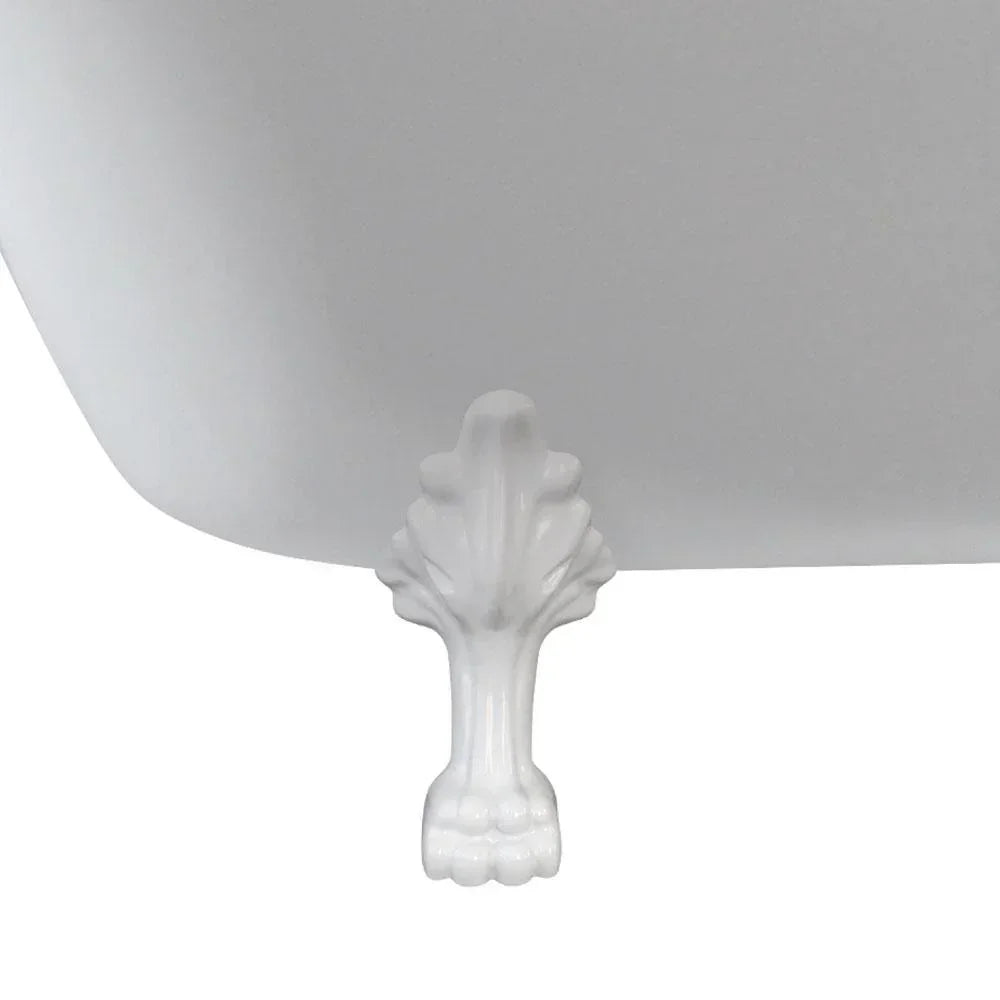 Fienza Clawfoot 1500/1700 Freestanding Acrylic Bath - Ideal Bathroom CentreFR2550-1500W1500mmSemi-Gloss White