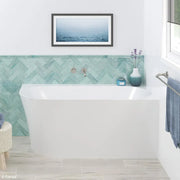 Fienza Cloe 1400mm Corner Back To Wall Bath - Ideal Bathroom CentreFR75-1400LLeft Hand Corner
