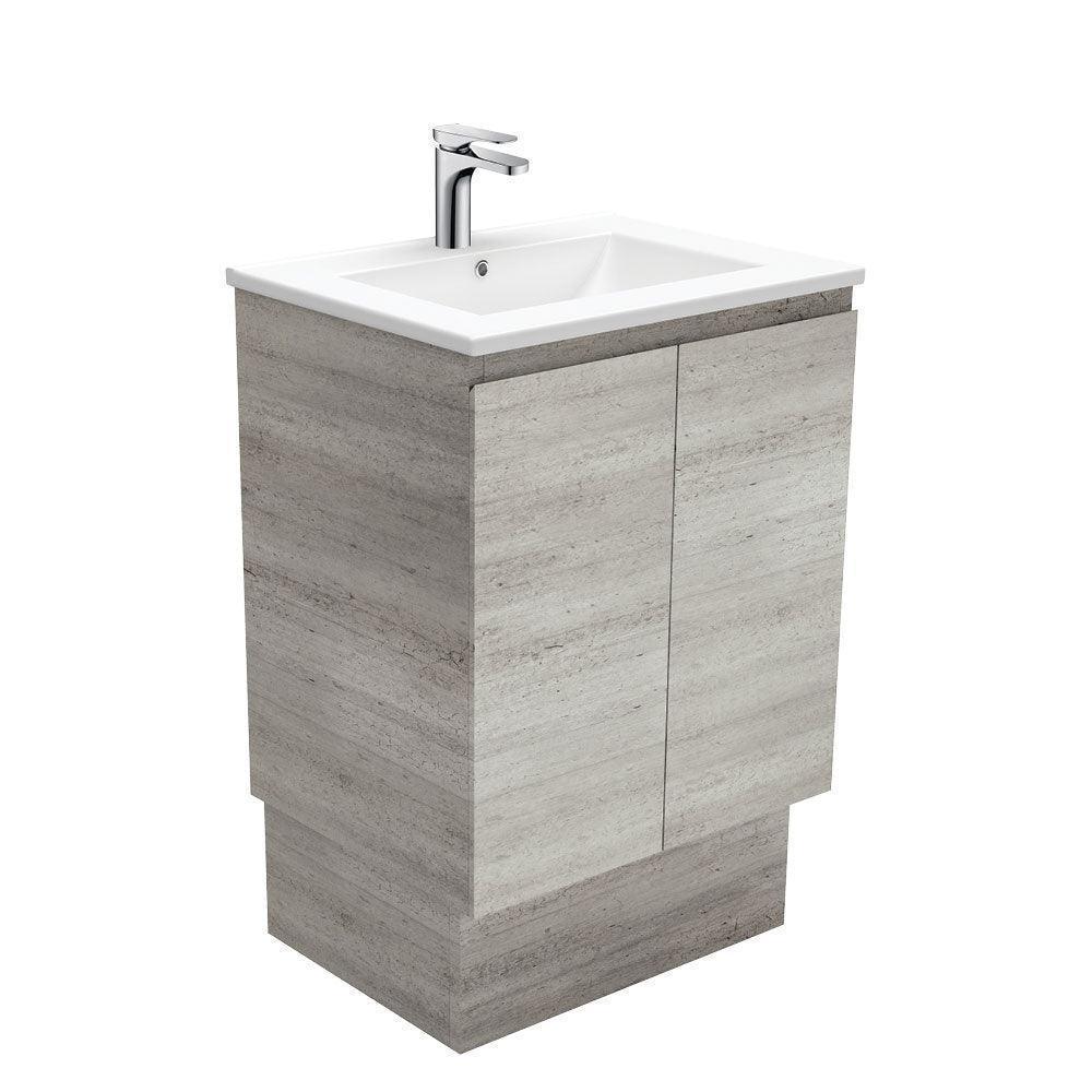 Fienza Edge Industrial 600mm Vanity With Ceramic Top - Ideal Bathroom CentreTCL60XKFreestanding