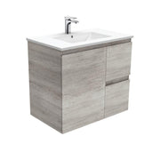 Fienza Edge Industrial 750mm Vanity With Ceramic Top - Ideal Bathroom CentreTCL75XRWall HungRight Hand Side