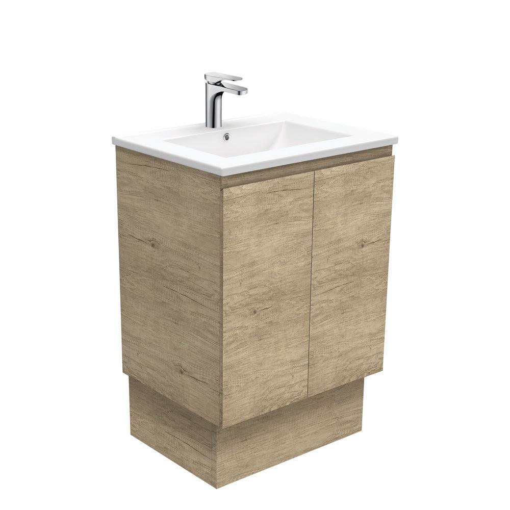 Fienza Edge Scandi Oak 600mm Vanity With Ceramic Top - Ideal Bathroom CentreTCL60SKFreestanding