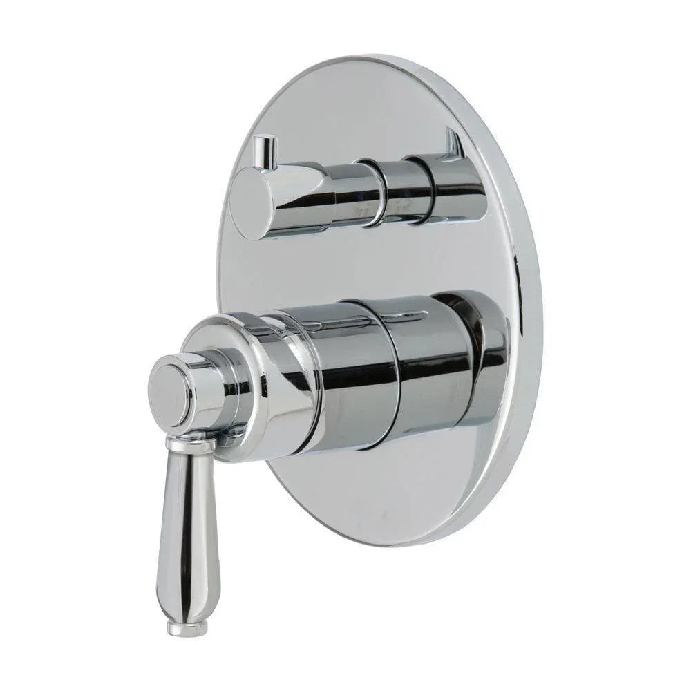 Fienza ELEANOR Wall Mixer Diverter With Metal Handle - Ideal Bathroom Centre202102CCChrome