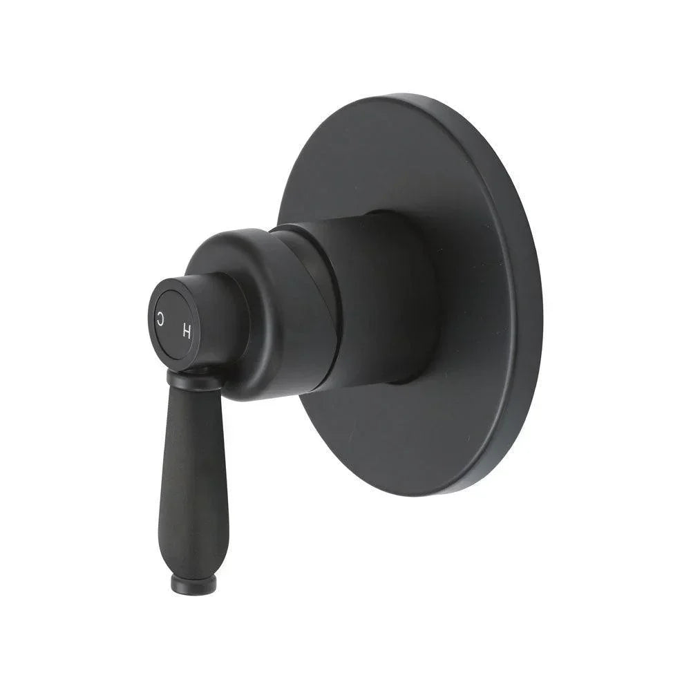 Fienza ELEANOR Wall Mixer With Metal Handle - Ideal Bathroom Centre202101BLMatte Black