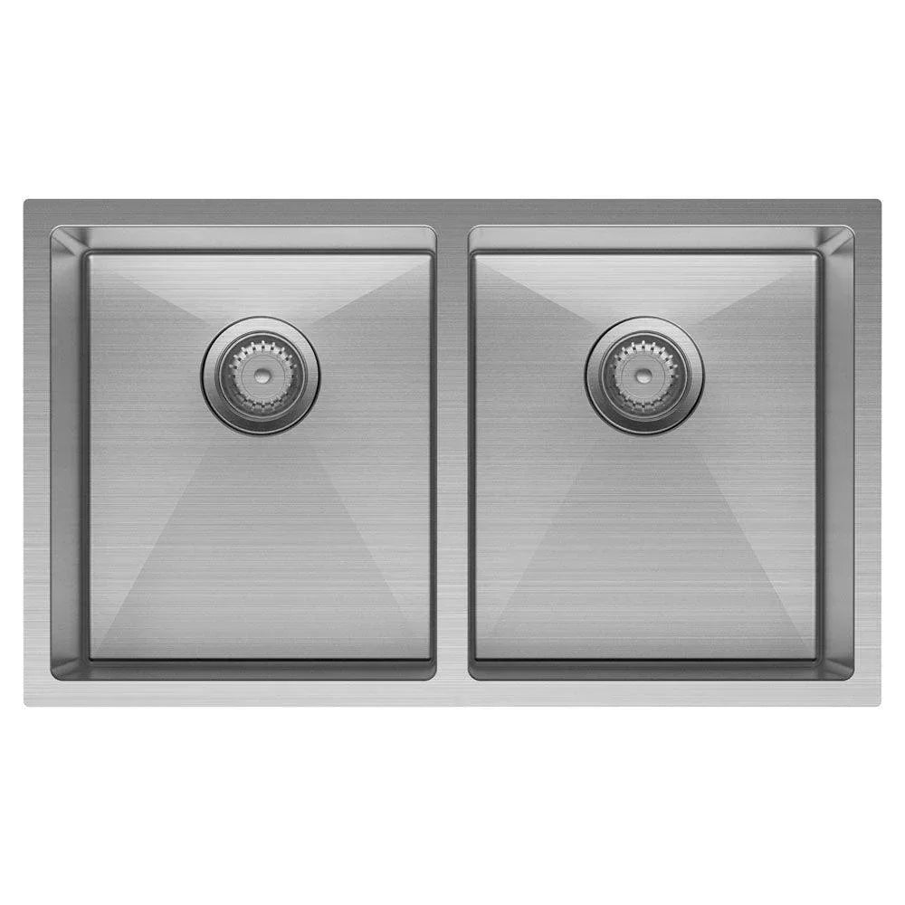 Fienza Hana 27L/27L Double Kitchen Sink - Ideal Bathroom Centre68403Stainless Steel
