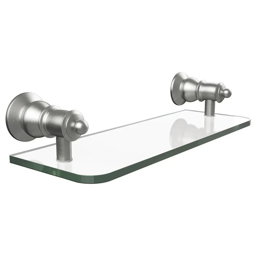 Fienza LILLIAN Glass Shelf - Ideal Bathroom Centre81007BNBrushed Nickel
