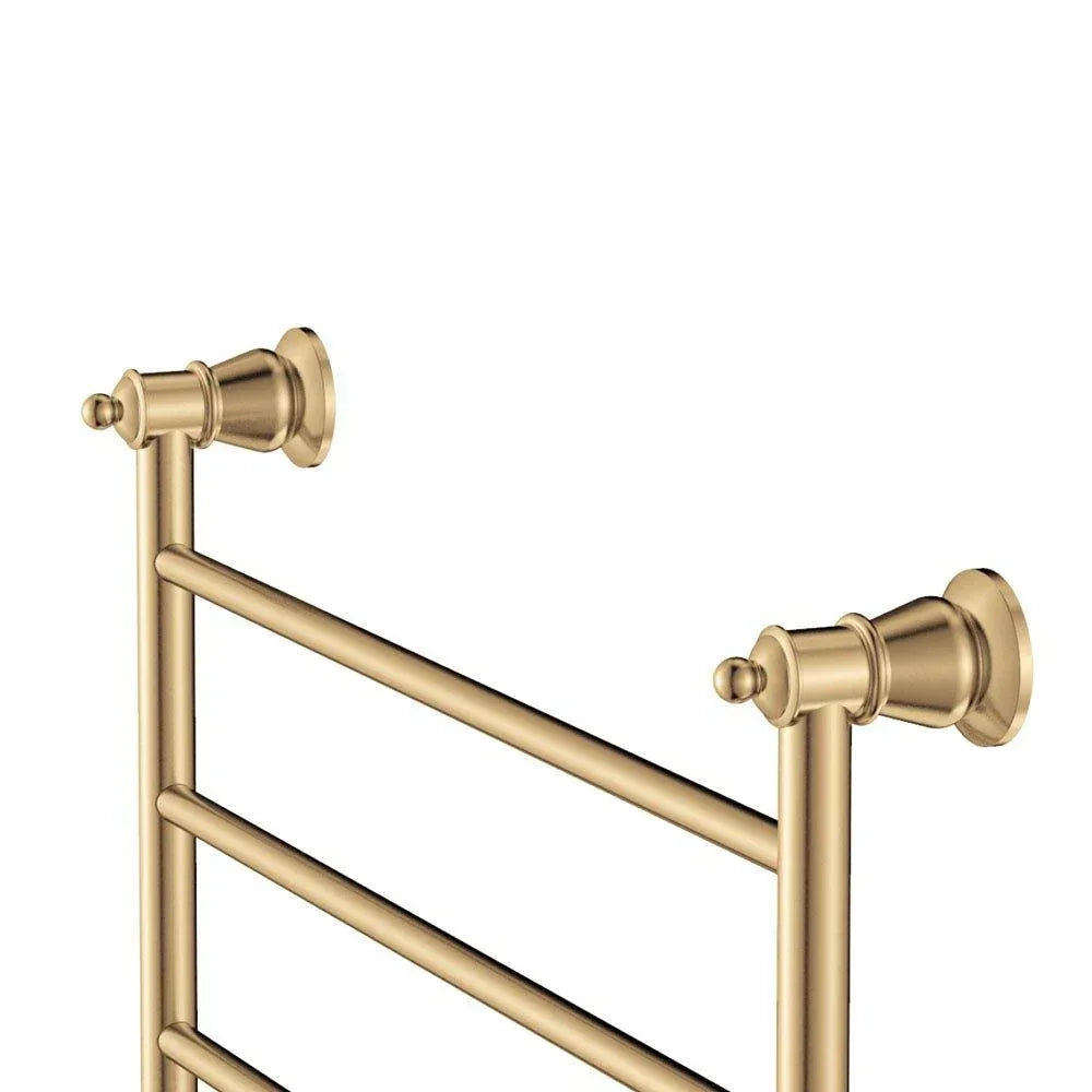 Fienza Lillian Heated Towel Rail, 600 x 450mm, Urban Brass - Ideal Bathroom Centre8106045UB