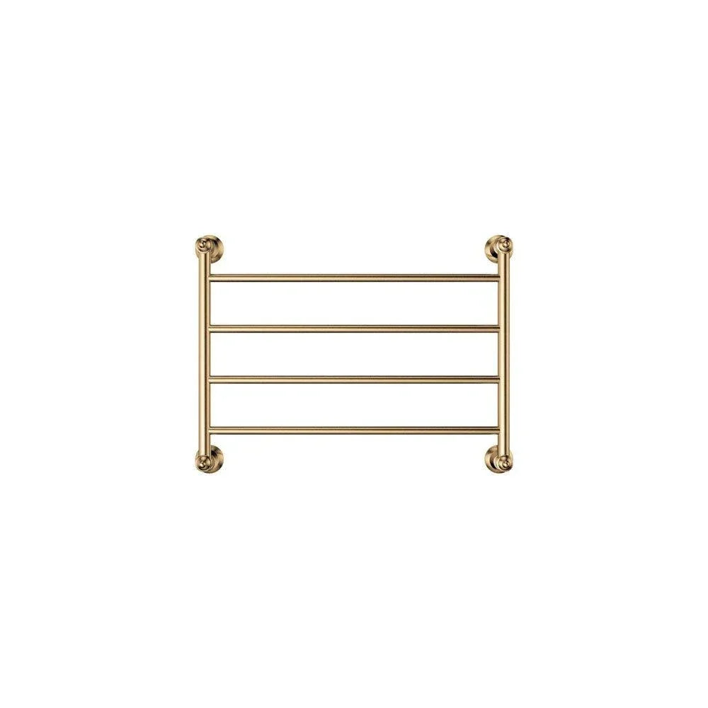Fienza Lillian Heated Towel Rail, 600 x 450mm, Urban Brass - Ideal Bathroom Centre8106045UB