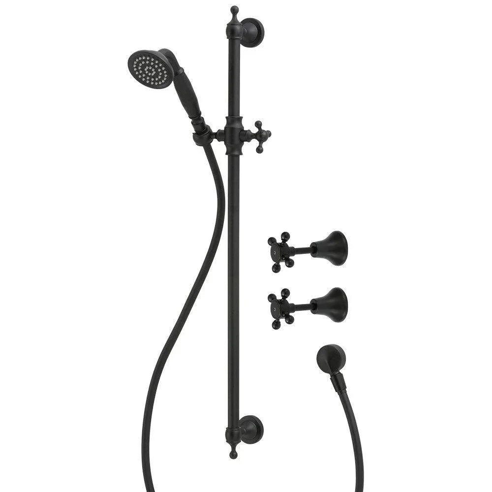 Fienza LILLIAN Rail Shower Set - Ideal Bathroom Centre336103BKMatte Black