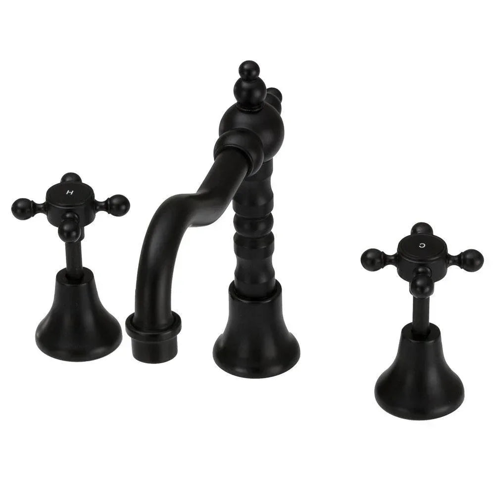 Fienza LILLIAN Shepherds Crook Basin Set - Ideal Bathroom Centre336101BKMatte Black