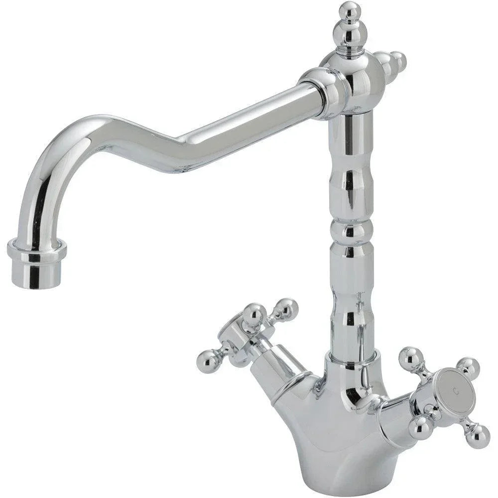 Fienza LILLIAN Shepherds Crook Sink Mixer - Ideal Bathroom Centre336106Chrome