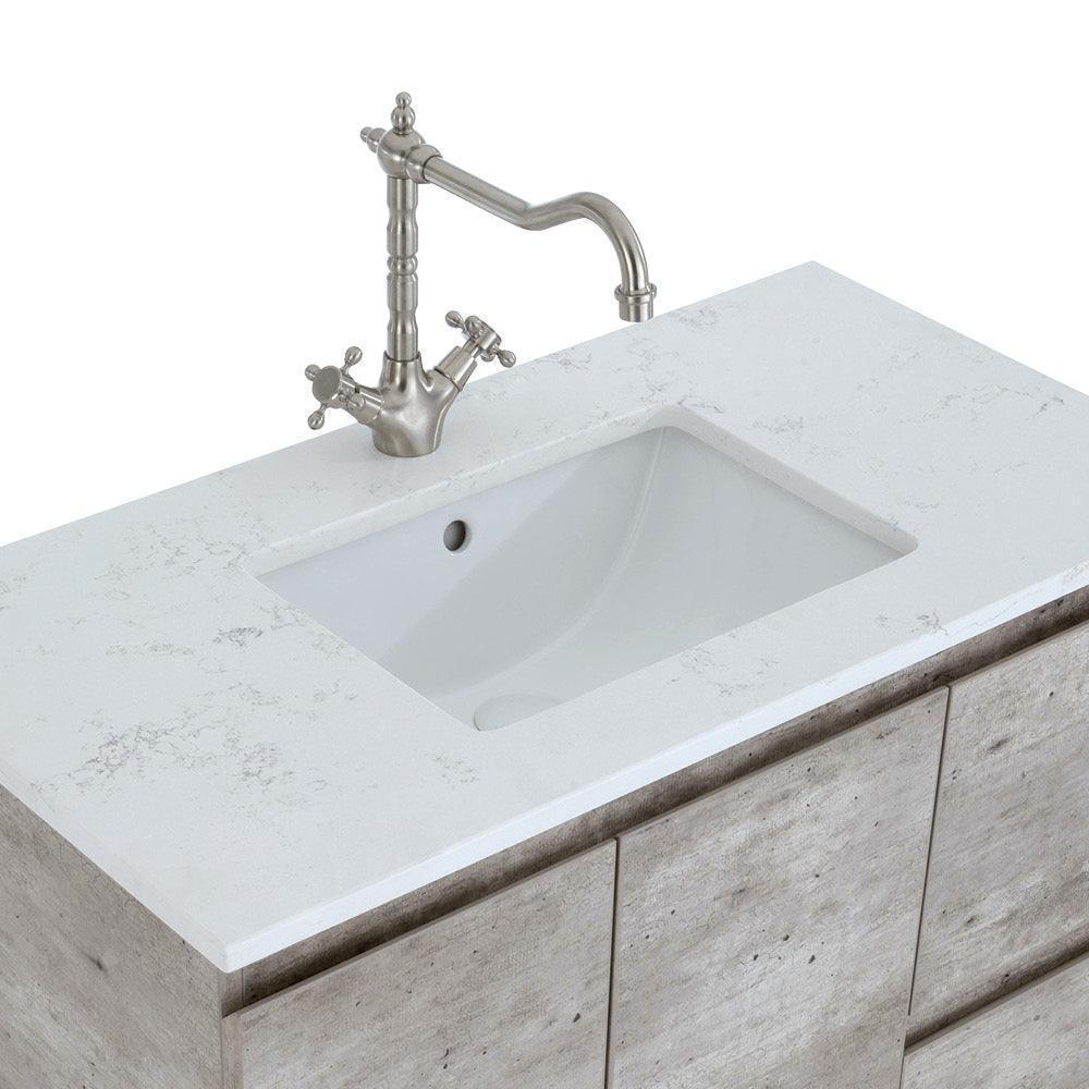 Fienza LILLIAN Shepherds Crook Sink Mixer - Ideal Bathroom Centre336106UBUrban Brass