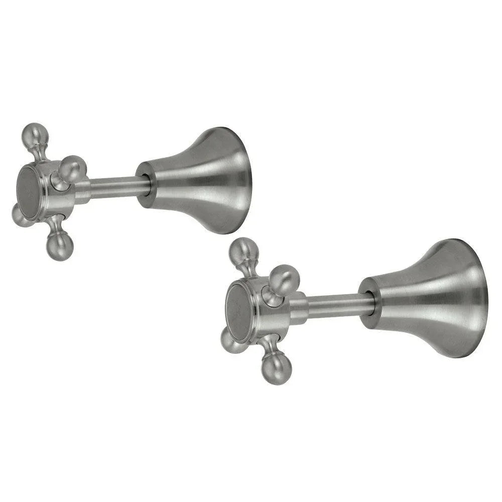 Fienza LILLIAN Shepherds Crook Wall Top Assemblies - Ideal Bathroom Centre336104BNBrushed Nickel