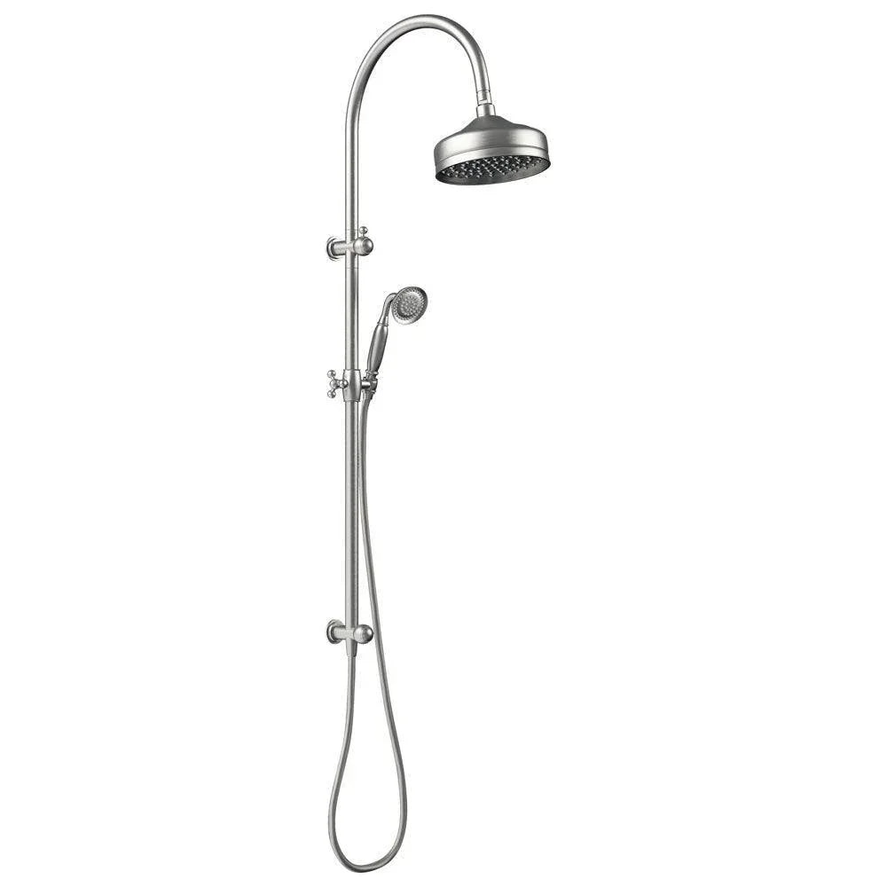 Fienza LILLIAN Twin Rail Shower - Ideal Bathroom Centre455114BNBrushed Nickel