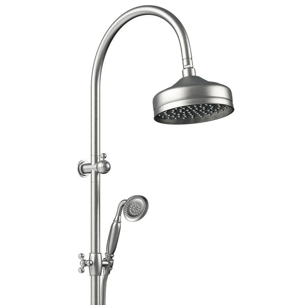 Fienza LILLIAN Twin Rail Shower - Ideal Bathroom Centre455114BNBrushed Nickel