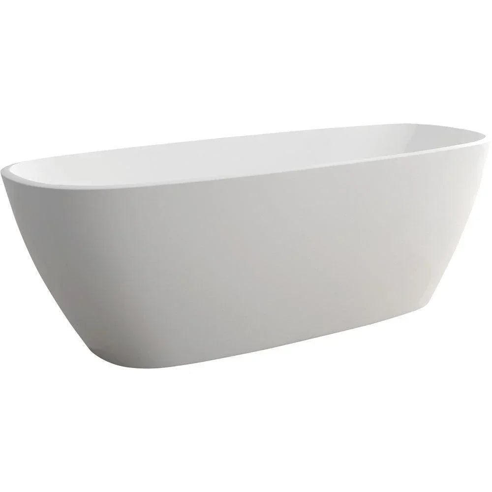 Fienza Marrisa 1700 Matte White Stone Freestanding Bath - Ideal Bathroom CentreST18NONo Overflow