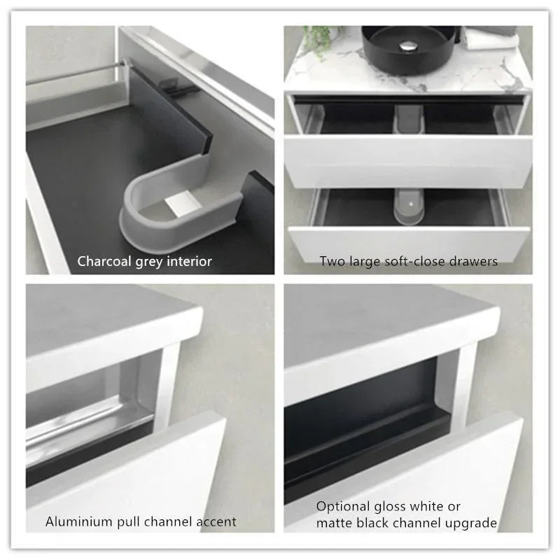 Fienza Quest 1200mm Vanity With Ceramic Top - Ideal Bathroom CentreTCL120QKFreestanding1 Tap Hole