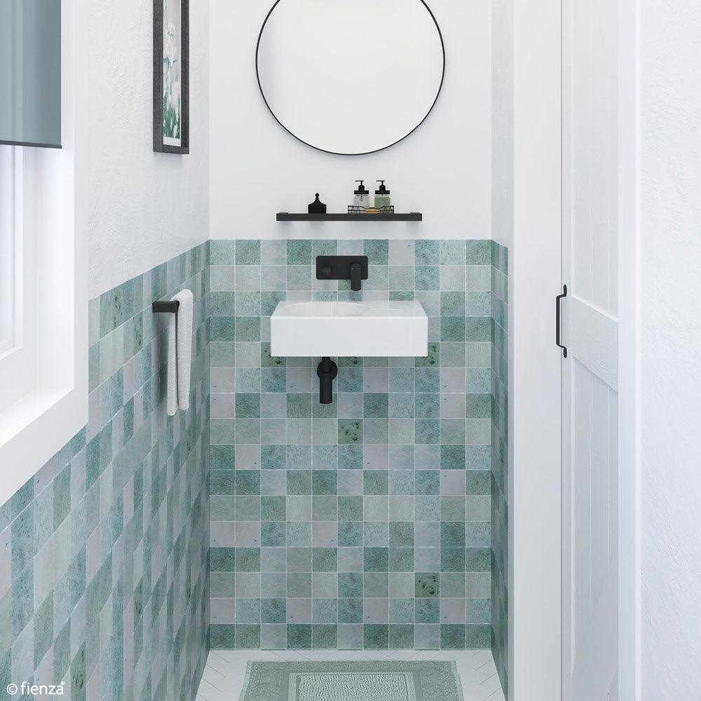 Fienza Reba Left Bowl Wall Basin - Ideal Bathroom CentreRB039LNo Tap Hole