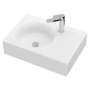 Fienza Reba Left Bowl Wall Basin - Ideal Bathroom CentreRB039L-11 Tap Hole