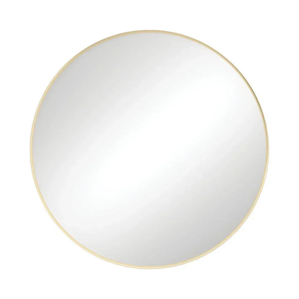 Fienza Reba Round Metal Framed Mirror - Ideal Bathroom CentreFMR80UBUrbane Brass800mm