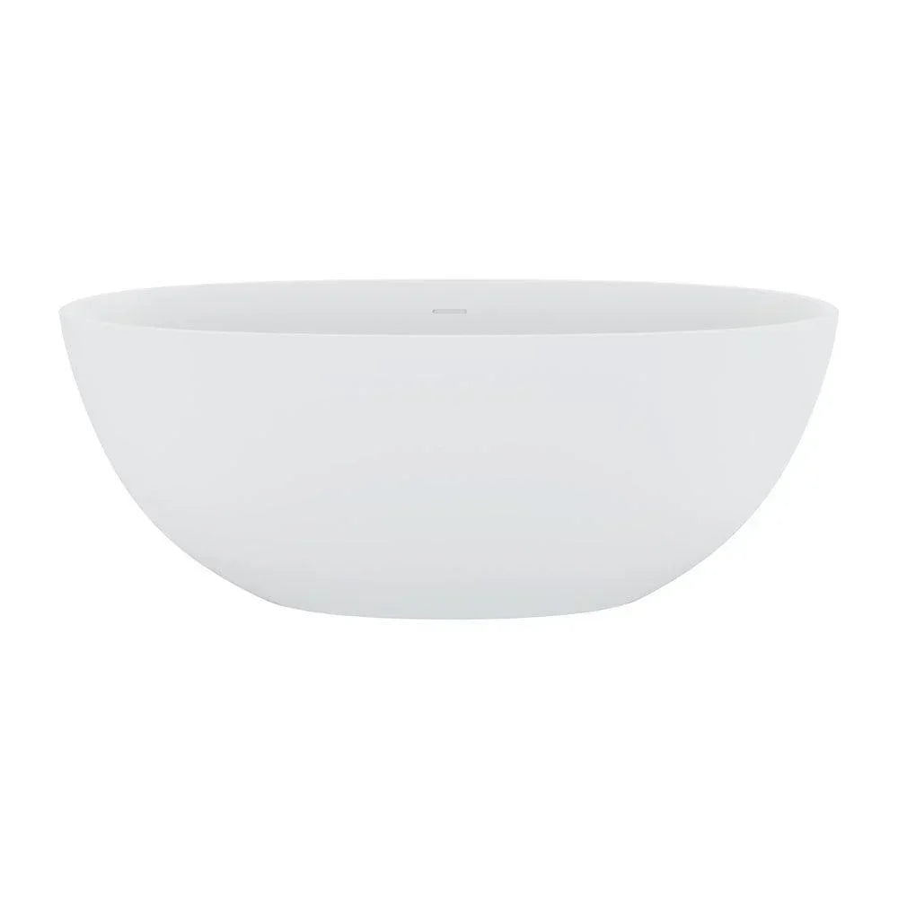 Fienza Sasso Matte White Stone Bath - Ideal Bathroom CentreST28-16501650mm