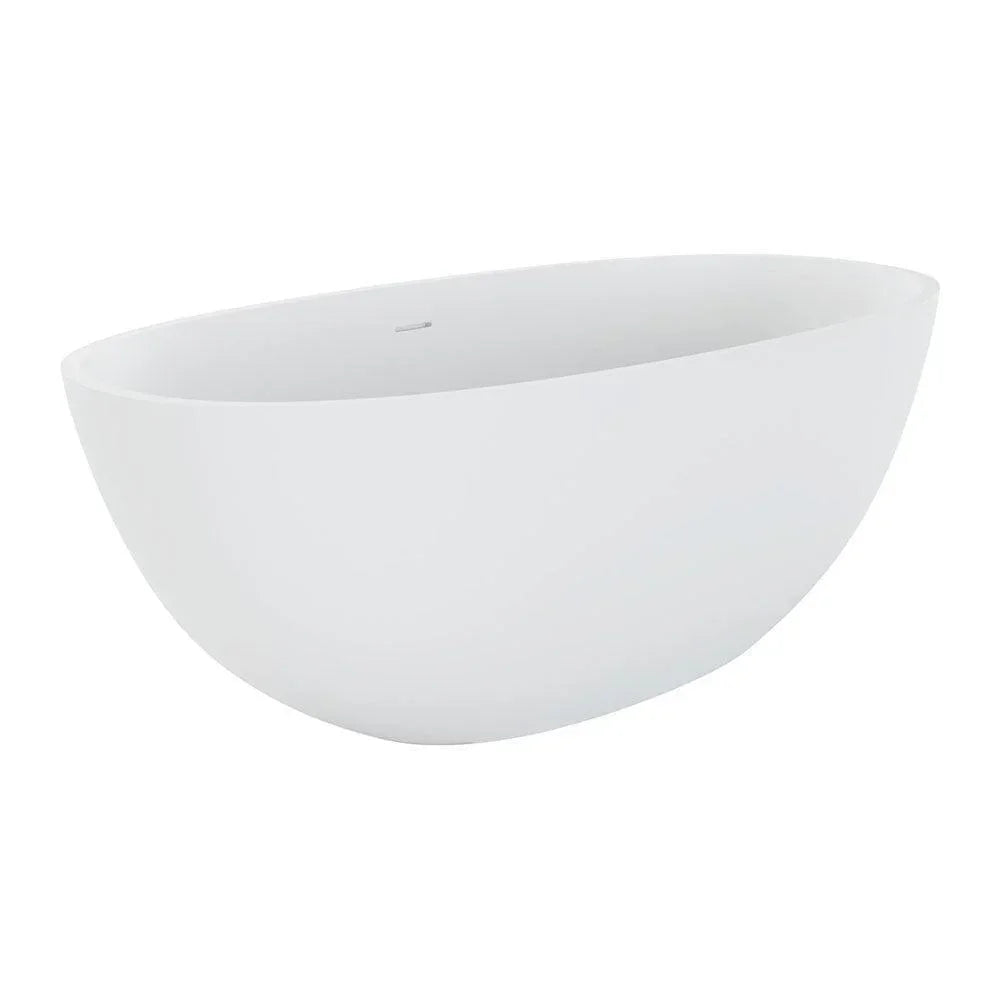 Fienza Sasso Matte White Stone Bath - Ideal Bathroom CentreST28-16501650mm