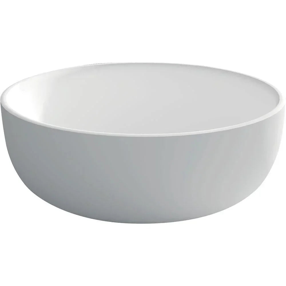 Fienza Shinto 1350 Matte White Stone Freestanding Bath - Ideal Bathroom CentreST13NONo Overflow