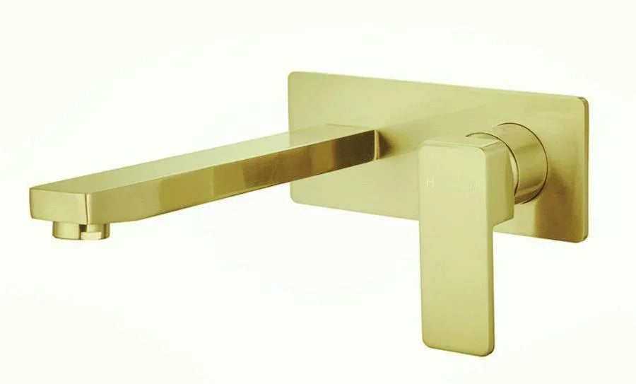 IKON Ceram Wall Basin / Bath Mixer - Ideal Bathroom CentreHYB636-601BGBrushed Gold