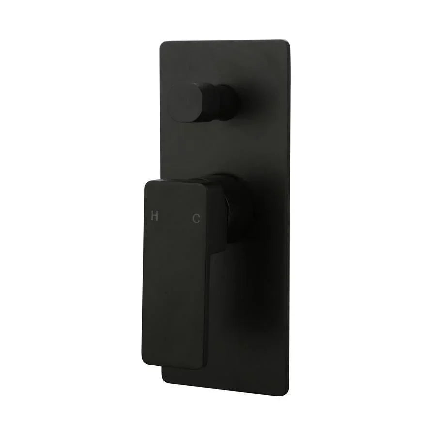 IKON Ceram Wall Diverter Mixer - Ideal Bathroom CentreHYB636-501MBMatte Black