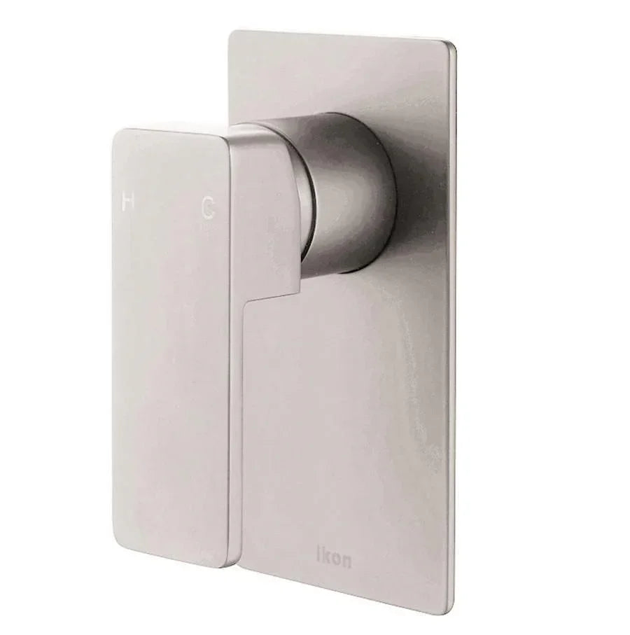 IKON Ceram Wall Shower Mixer - Ideal Bathroom CentreHYB636-301BNBrushed Nickel