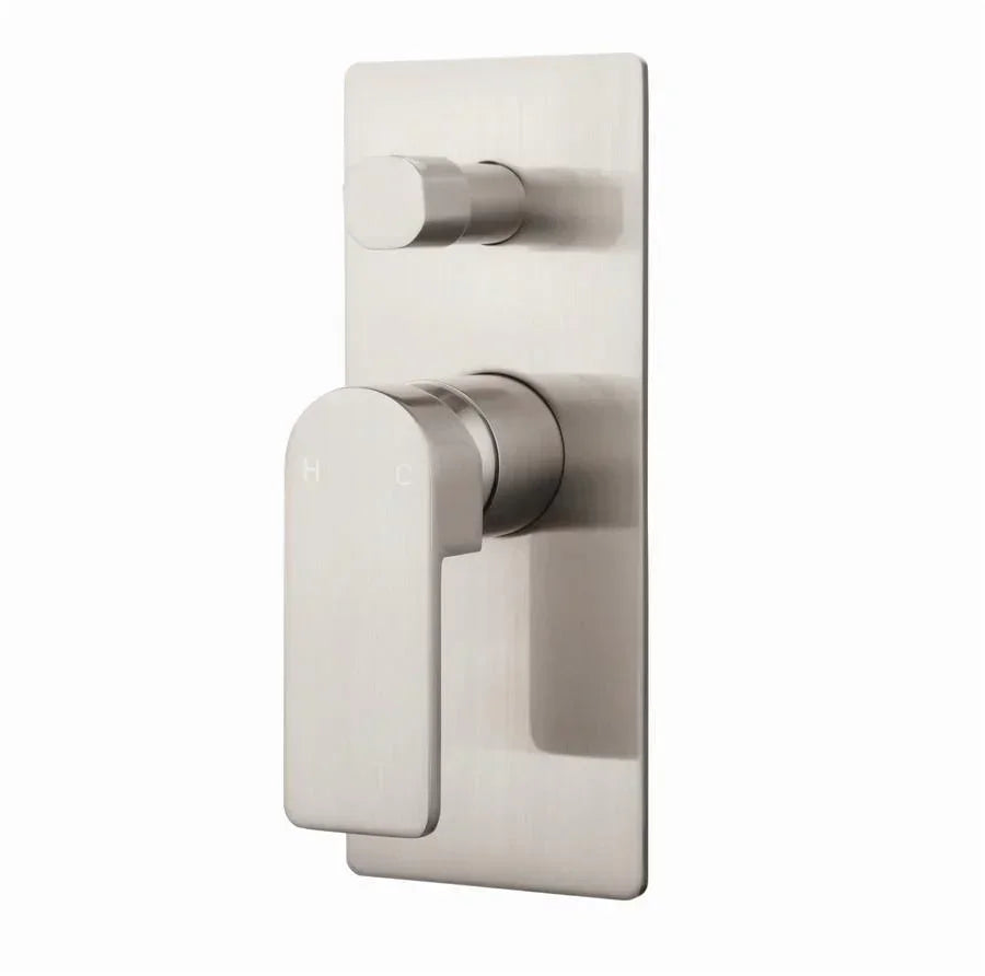 IKON Flores Wall Diverter Mixer - Ideal Bathroom CentreHYB135-501BNBrushed Nickel