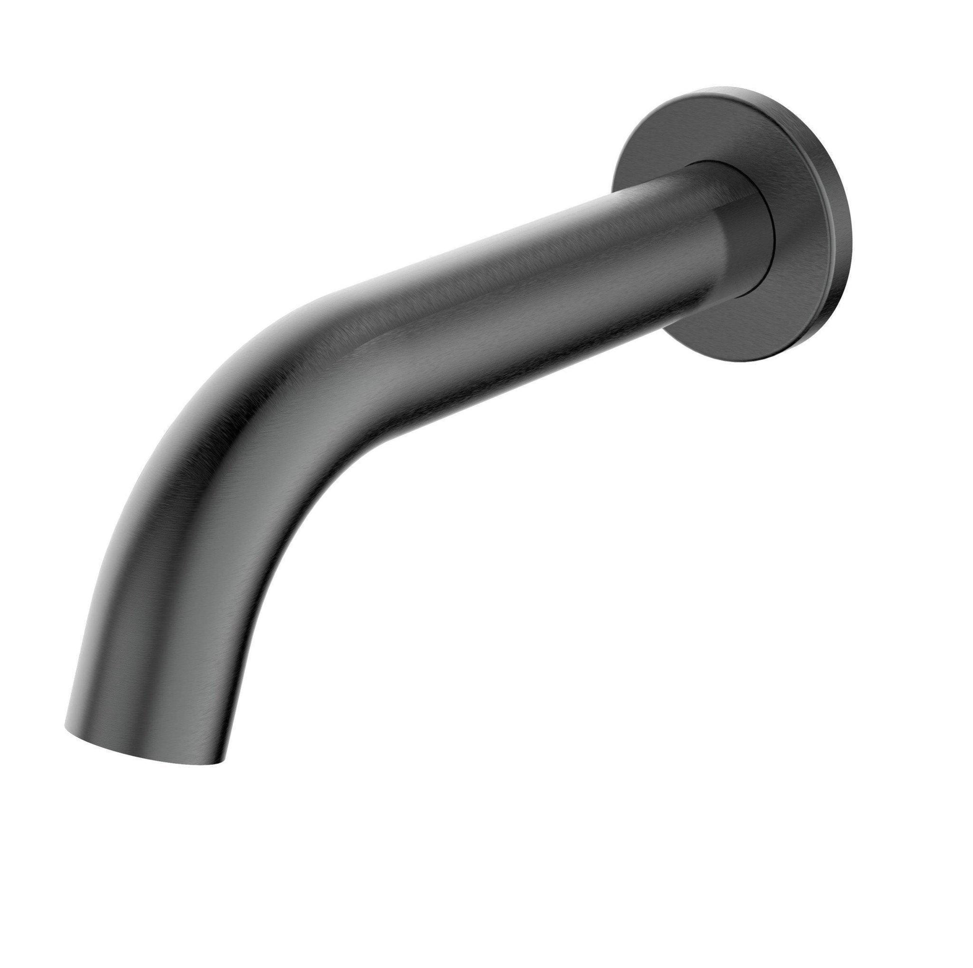 IKON Hali Wall Basin/ Bath Spout With Curve Spout - Ideal Bathroom CentreHYB88-802GMGun Metal