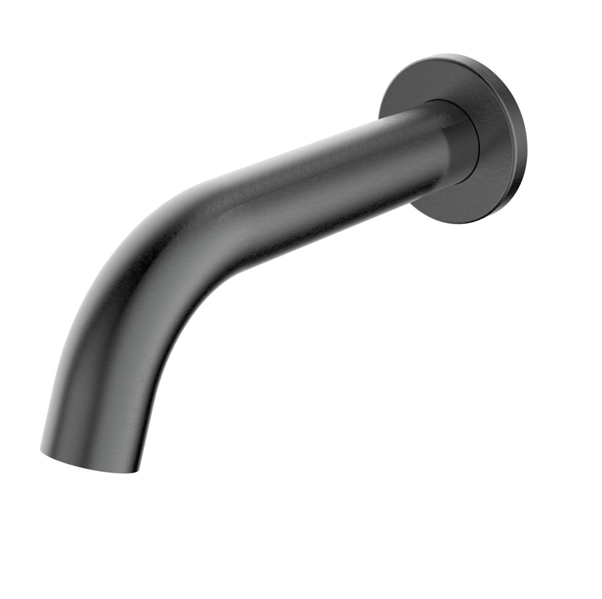 IKON Hali Wall Basin/ Bath Spout With Curve Spout - Ideal Bathroom CentreHYB88-802GMGun Metal