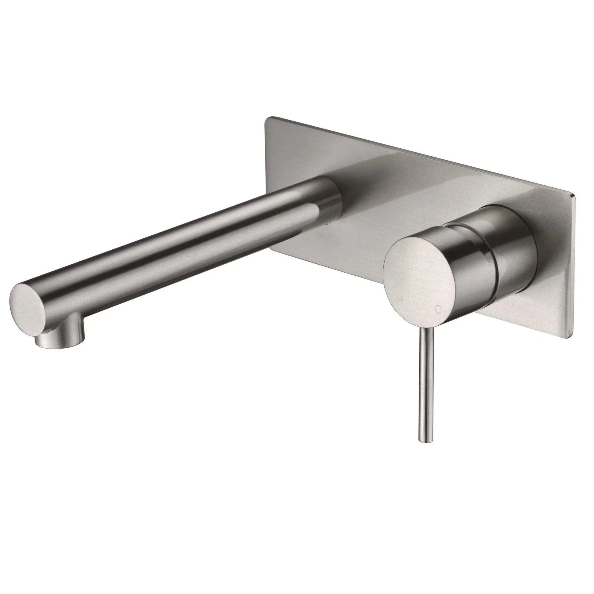 IKON Hali Wall Basin/Bath Mixer Set - Ideal Bathroom CentreHYB88-601BNBrushed Nickel