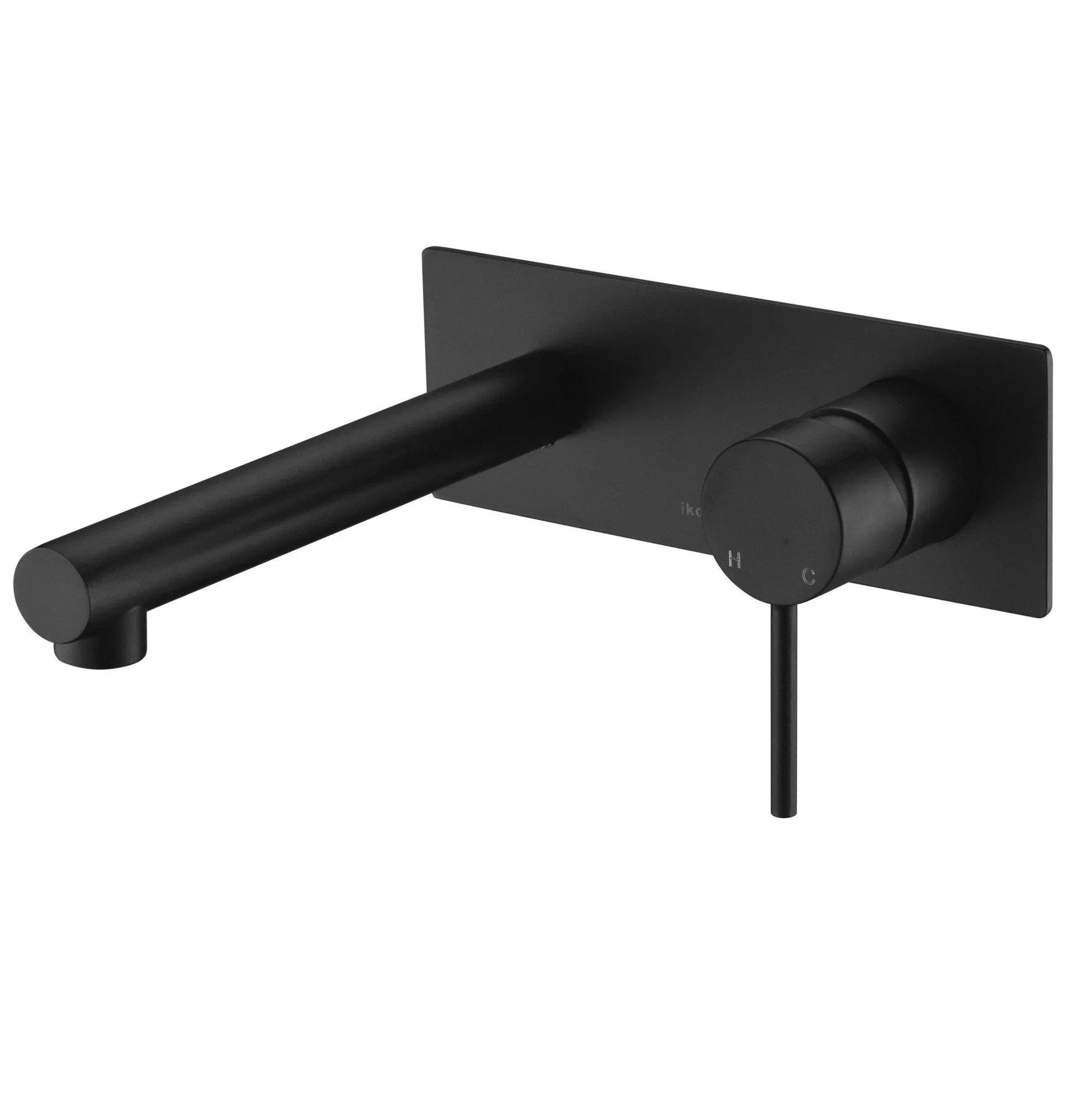 IKON Hali Wall Basin/Bath Mixer Set - Ideal Bathroom CentreHYB88-601MBMatte Black